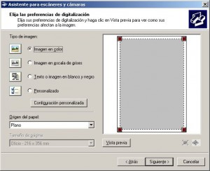 Asistente del escaner asistente escaner