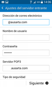 Tercera captura configuracion correo android correo_android3