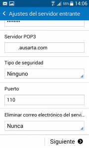 Cuarta captura configuracion correo android correo_android4